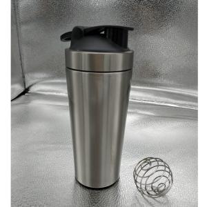16OZ Stainless steel shaker bottle keep hot and cold vacuum shaker  mug for sports and gym