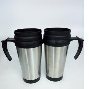 16oz tumbler mug double wall ss mug with handle advertisement mug