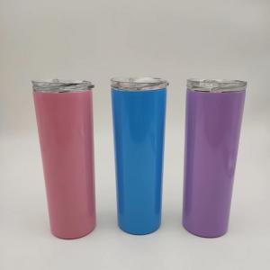 20oz straight mug  customized color good sell in amazon full round painting