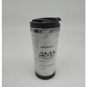 350ML 16oz inside stainless steel outside plastic mug 