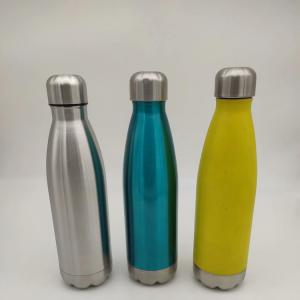 500ml Cola Bottle vacuum flask color customized and can put own logo good sell in Amazon