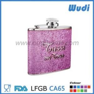 8oz hip flask stainless steel flask dual plate flask